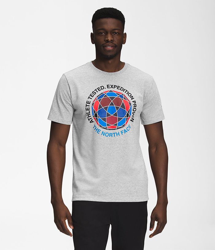 The North Face Mens T-Shirts IC Short Sleeve 493YITJXA - Light Grey
